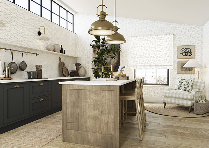 Rebecca, Raffs Blue - Roman Blind - Image 6